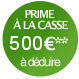 Prime à la casse : 1000€ à déduire